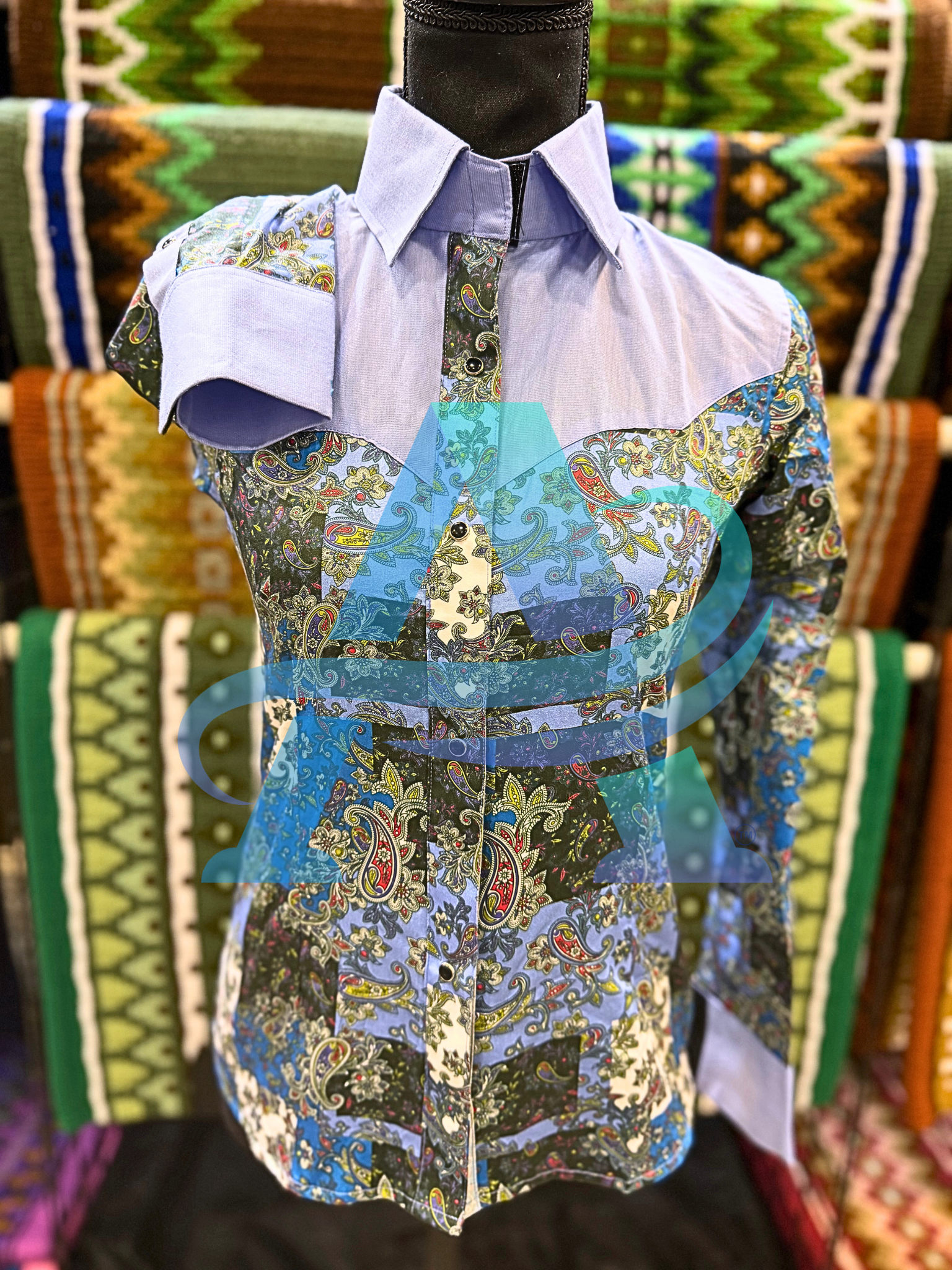 COTTON MIX  PAISLEY PATCHES