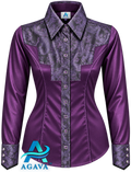 Paisley- Dark Purple