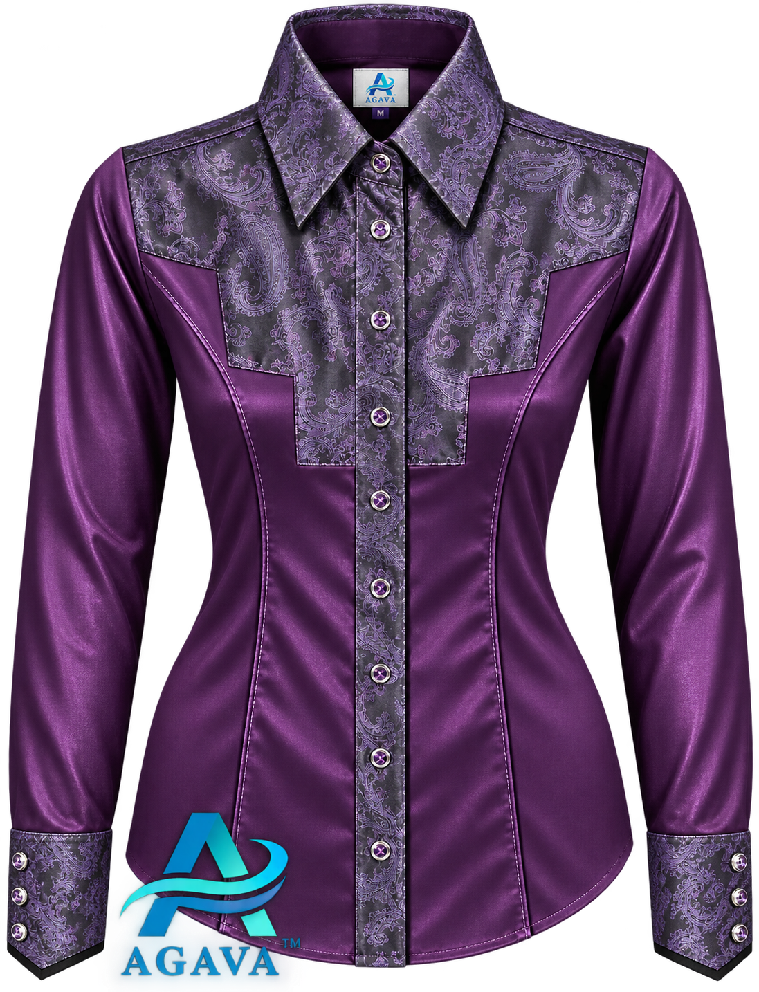 Paisley- Dark Purple