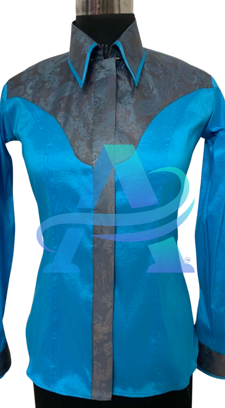 Paisley Yoke- Blue